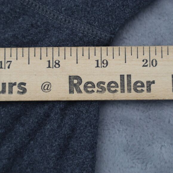 Rebook Sweatshirt Womens S Gray Long Sleeve Drawstring Logo Pullover Hoodie - Picture 4 of 16